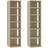 vidaXL 808492 Sonoma Oak Shoe Rack 27.5x102cm 2pcs