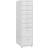 vidaXL Mobile Filing Grey Storage Cabinet 28x109cm