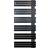 Kriss Stella (ST13160S) 600x1312mm Svart