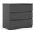 Tvilum Naia Matt Black Kommode 76.8x70.1cm