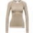 Hummel Women Clea Seamless Tight T-shirt L/S - Chateau Gray/Driftwood Melange