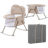 Kinderkraft Lovi Crib Rocker Beige 24x34.6"