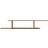 vidaXL Wall Mounted Artisan Oak TV-bord 125x23cm