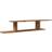 vidaXL Wall Mounted Aged Wood TV-bord 125x23cm