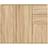 vidaXL 823272 Sonoma Oak Sideboard 91x75cm