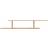 vidaXL Wall Mounted Sonoma Oak TV-bord 125x23cm