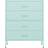 vidaXL 336203 Mint Green Byrå 80x101.5cm