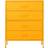 vidaXL 336200 Mustard Yellow Byrå 80x101.5cm