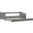 vidaXL Pull Out Grey Sofa 205cm 3 personers