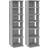 vidaXL 815975 Grey Sonoma Shoe Rack 27.5x102cm 2pcs