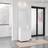 Fwstyle White Hall Stand with Drawer Hooks Hallway Furniture & Accessory