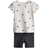 H&M Cotton Jersey Set 2-piece - Light Beige/Hearts (1227086002)