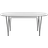Fritz Hansen Superellipse B620 White/Matt Black Dining Table 100x270cm
