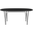 Fritz Hansen Superellipse B620 Black/Matt Black Dining Table 100x270cm