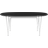 Fritz Hansen Superellipse B620 Black/Matt White Dining Table 100x270cm