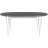 Fritz Hansen Superellipse B620 Grey Bromo/Matt White Dining Table 100x270cm
