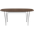 Fritz Hansen Superellipse B620 Walnut/Bright Matbord 100x270cm