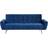 Beliani Selnes Navy Blue Sofa 212cm 3 Seater