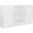 vidaXL 802783 White High Gloss Skænk 120x70cm