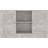 vidaXL 802781 Concrete Grey Sideboard 120x70cm