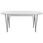 Fritz Hansen Superellipse B620 White/Matt Brown Bronze Spisebord 100x270cm