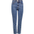 Only Emily High Waist Straight Fit Jeans - Blue/Dark Blue Denim