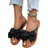 Shein Women's Flat Bow Thong Sandals, Elegant And Comfortable Flat Casual Beach Slippers For Summer