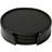 Ørskov Round Black/Black Glasbrik 11cm 6stk