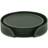 Ørskov Round Dark Green Glasbrik 11cm 6stk