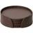 Ørskov Round Brown/Brown Glasbrik 11cm 6stk