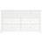 ClassicLiving Milano White Chest of Drawer 119x75.3cm