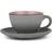 Bitz Grey/Light Pink Tea Cup 24cl