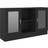 vidaXL Display Black Storage Cabinet 120x70cm