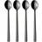 aida Raw Café Glossy Black Coffee Spoon 4pcs