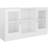 vidaXL Display Glossy White Storage Cabinet 120x70cm