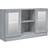 vidaXL Display Sonoma Grey Storage Cabinet 120x70cm