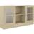 vidaXL Display Sonoma Oak Förvaringsskåp 120x70cm