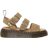 Dr. Martens Gryphon Tumbled Nubuck Leather Platform Sandals - Savannah Tan
