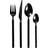 Broste Copenhagen Tvis Black Cutlery Set 16pcs