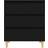 vidaXL 823041 Black Byrå 60x70cm