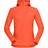 Norrøna Women's Falketind Warmwool2 Stretch Zip Hood - Orange Alert