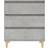 vidaXL 823044 Concrete Gray Kommode 60x70cm