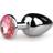 Easytoys Metal Butt Plug Pink