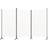vidaXL 3 Panels White Rumsavdelare 260x180cm 3st