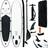 vidaXL Inflatable SUP Board Set 330cm - Black