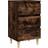 vidaXL Solid Wood Smoked Oak Nachttisch 35x40cm