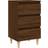 vidaXL Solid Wood Brown Oak Sängbord 35x40cm