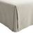 Borganäs Half Panama Valance Sheet Beige (200x140cm)