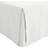 Borganäs Half Panama Valance Sheet White (200x140cm)