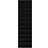 vidaXL 800370 Black Shoe Rack 54x183cm